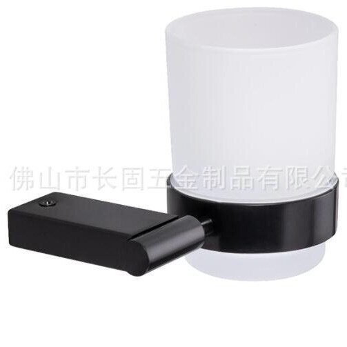 不锈钢单杯架洗手间漱口杯酒店牙刷杯架挂件套装置物架ST-V0409