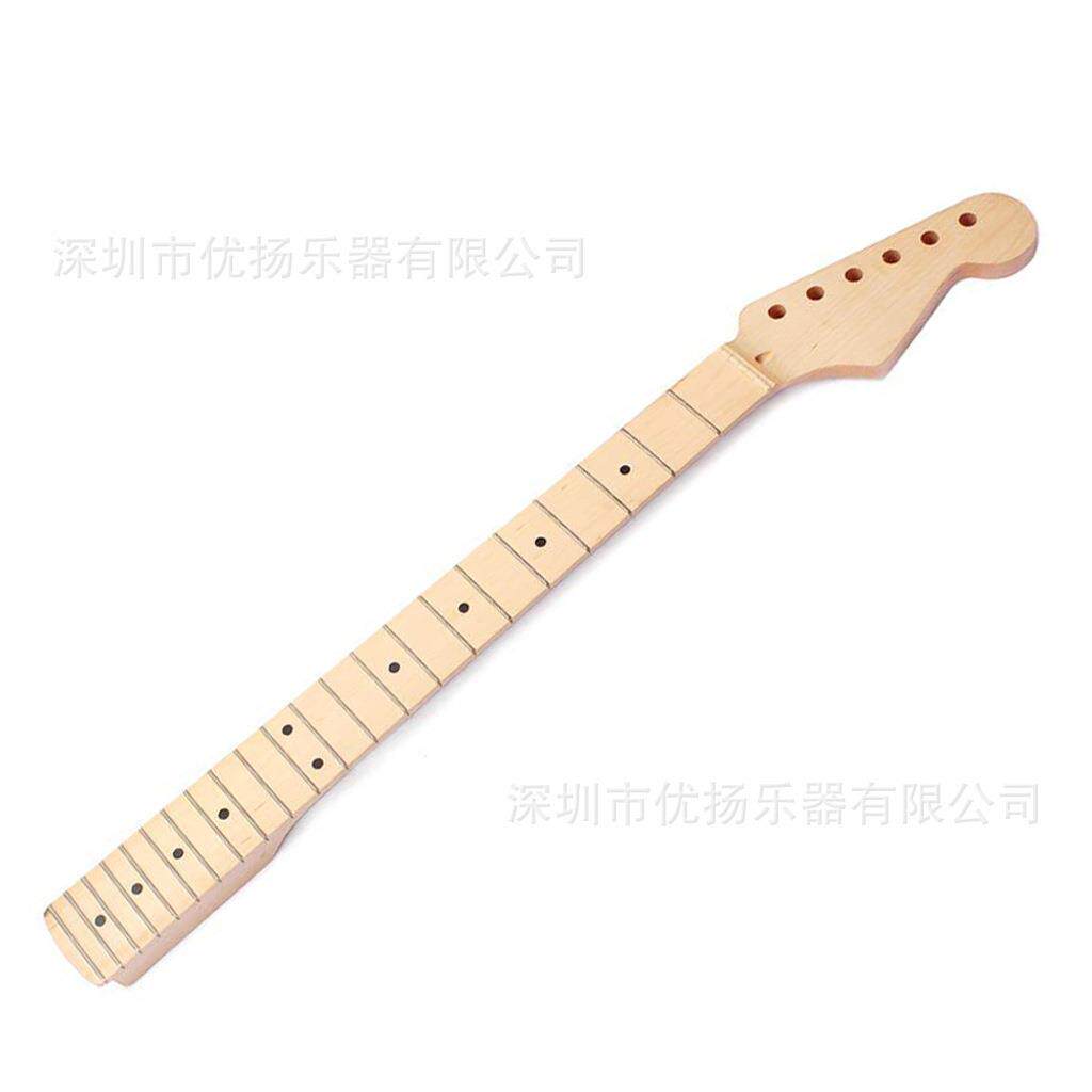 琴颈 22品 枫木指板电吉他琴颈柄for Fender ST Strat 不带背中线