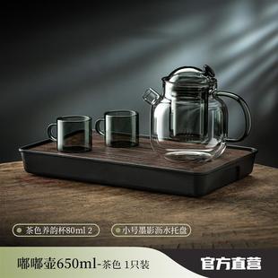 耐高温泡茶壶家用电陶炉烧水壶小单壶花茶玻璃茶水分离沏煮泡茶器