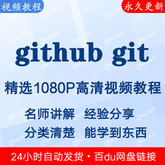 github git 使用视频教程全集 下单秒发