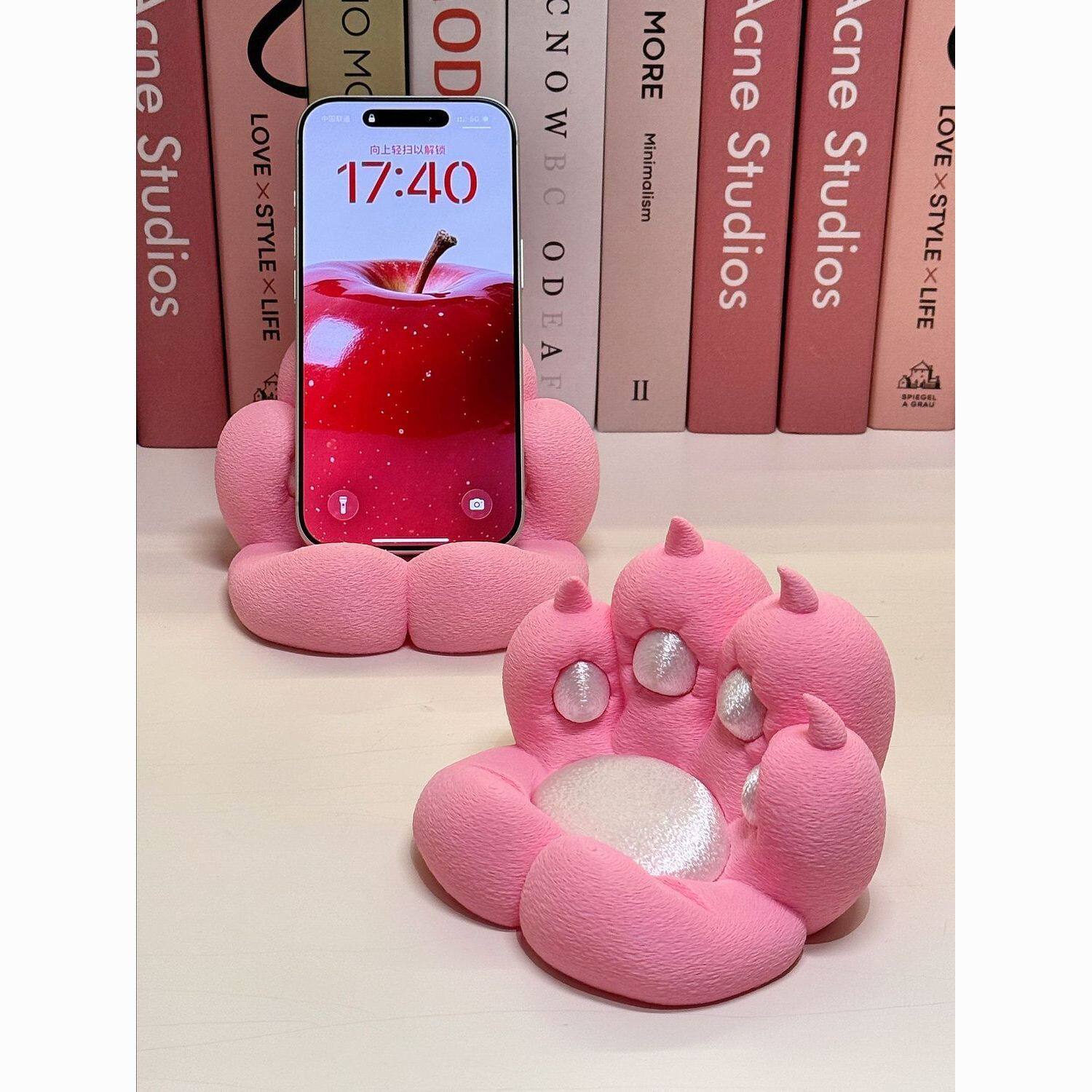 猫咪猫爪创意手机支架宿舍沙发桌面摆件批发