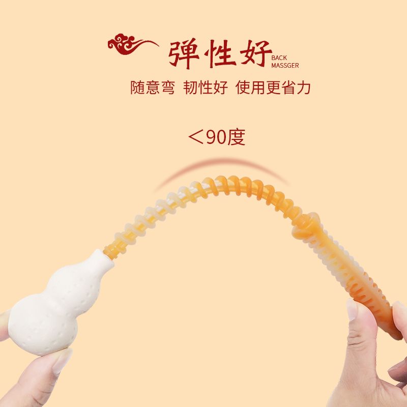 硅胶按摩棒按摩锤全身通用敲背神器敲打经络按摩捶敲打锤