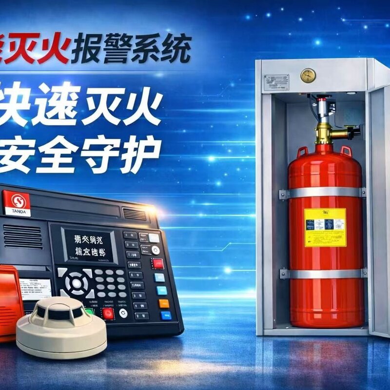 柜式管网系统七氟丙烷灭火装置资质齐全验收无忧气体灭火装置家用