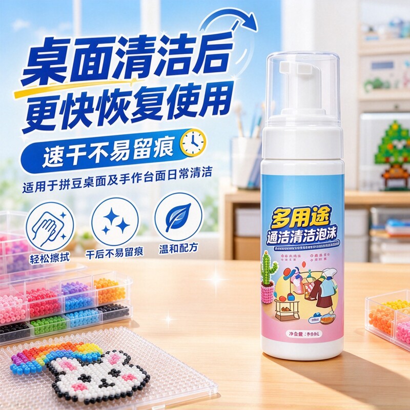 拼豆免洗速干去污清洁喷雾