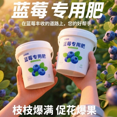 蓝莓专用肥料硫酸钾复合肥蓝莓树