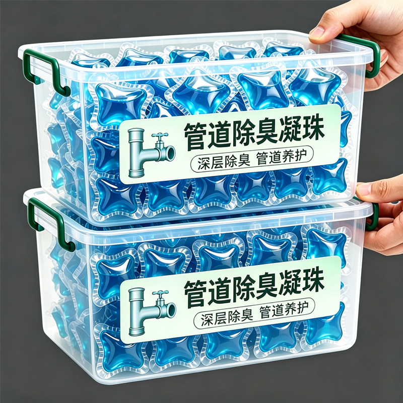 管道除臭凝珠防返臭持久留香