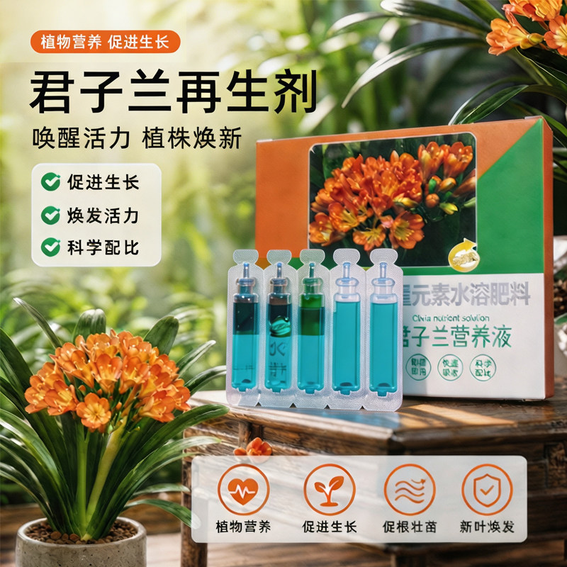 君子兰营养液专用肥促箭防黄叶