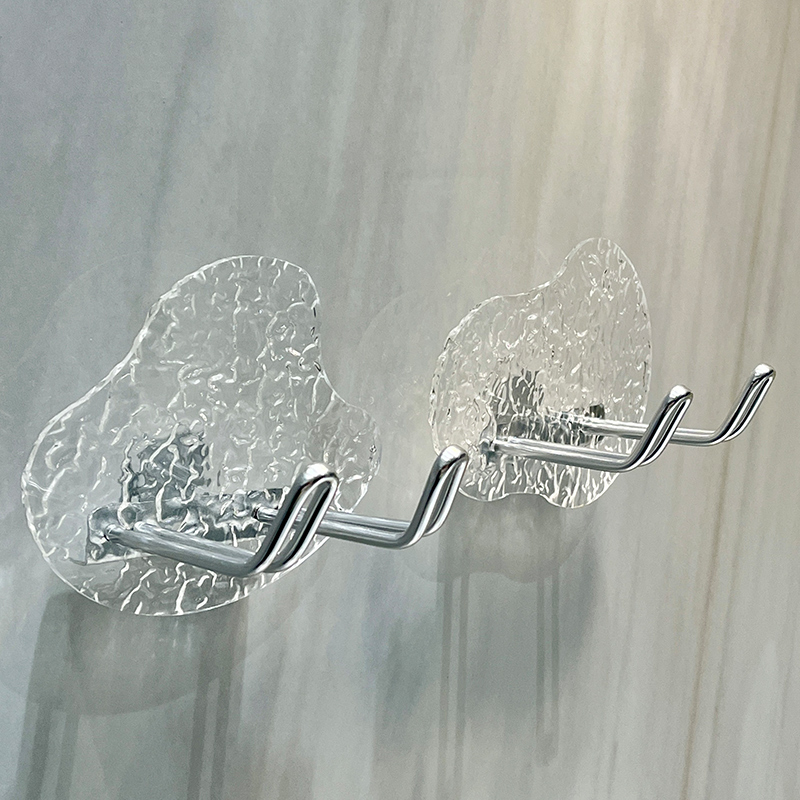 卫生间吹风机支架家用浴室免打孔壁挂式亚克力置物架风筒收纳架