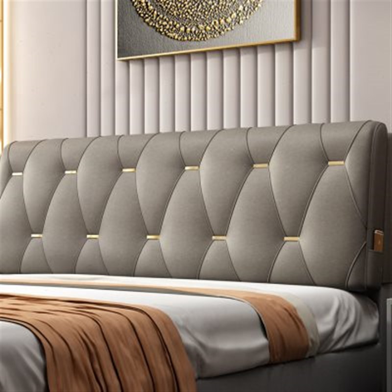 床头靠背软包g木床头套罩榻榻米自粘靠背垫科技布免洗靠枕靠包定