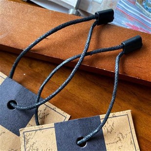 加粗吊绳蜡绳吊牌挂绳o大号加粗吊粒绳高档衣服吊牌线绳吊牌塑料