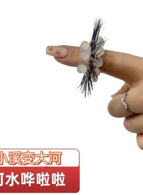 羊眼睛圈套马毛男士马尾硅胶环套圈J天然夜光弹力羊眼马毛圈