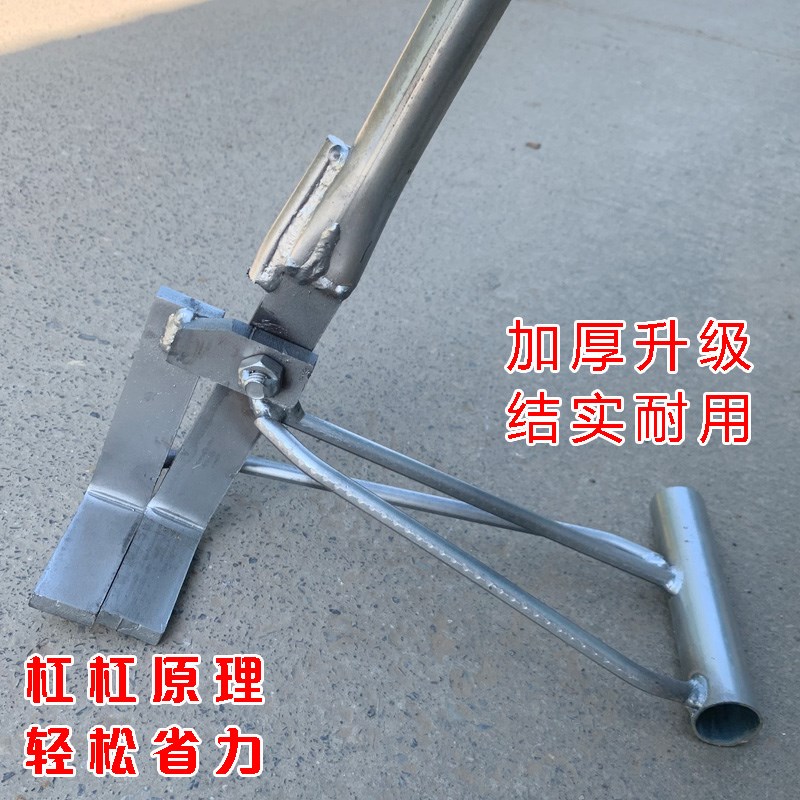 新款农用拔玉米根茬子神器刨苞米根棉花烟杆O农具挖玉米根茬的工