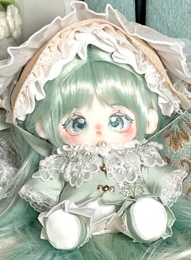 青辞录 20ncm棉花娃娃民国风娃衣套装