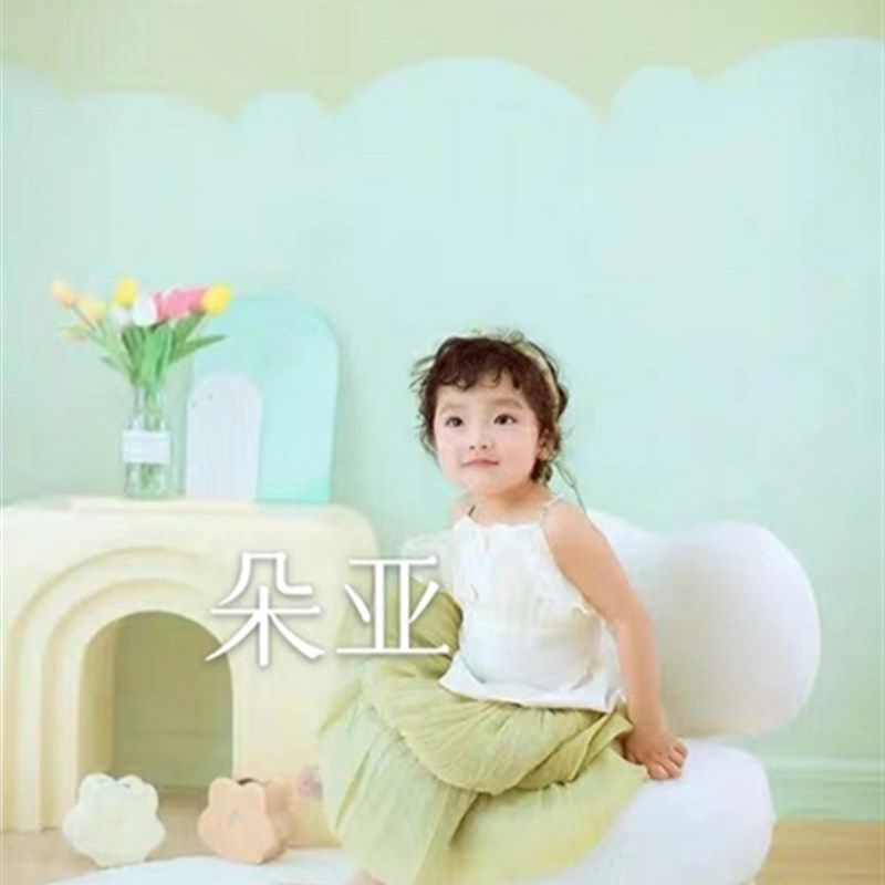 儿童摄影楼实景影棚制作韩式主题装修道具新款2023设计无闪拍照相