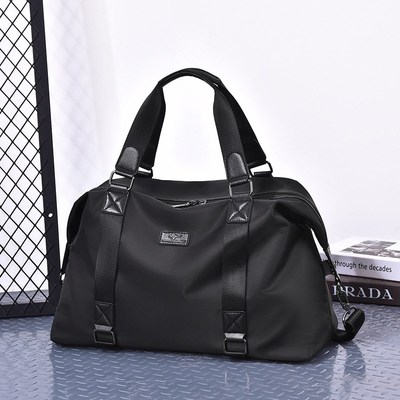 大容量短途旅游单肩背包轻便出差旅行包男手提行李包袋休闲健身包