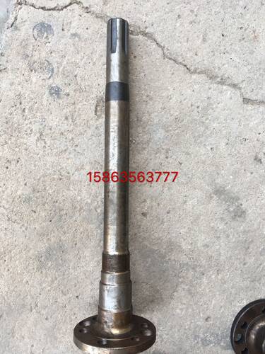 时风玉丰玉c米收割机原厂配件六键15键半轴总长左542右边528
