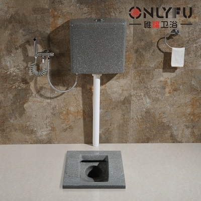 家M用便池隐形带盖厕盆蹲 卫生间冲水箱蹲i便器水箱厕所便盆蹲坑式