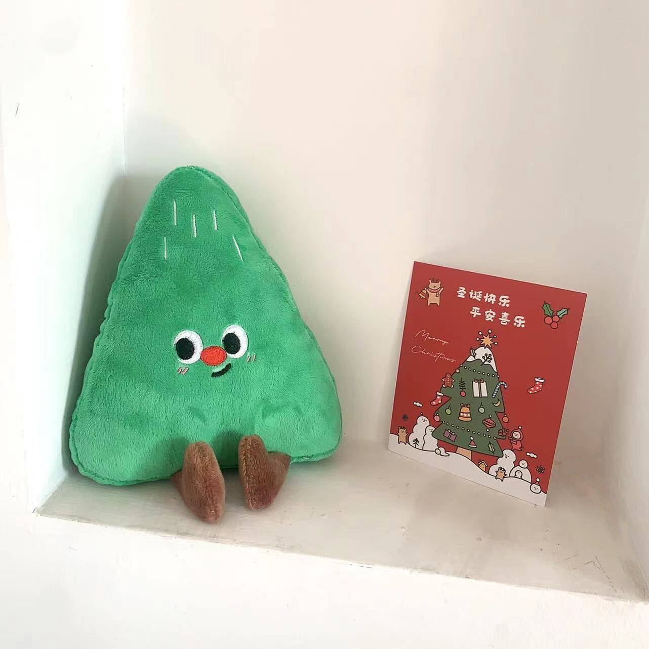 饼干人姜饼人毛绒玩具可爱圣诞树公仔玩偶女生圣诞节礼物超萌娃娃