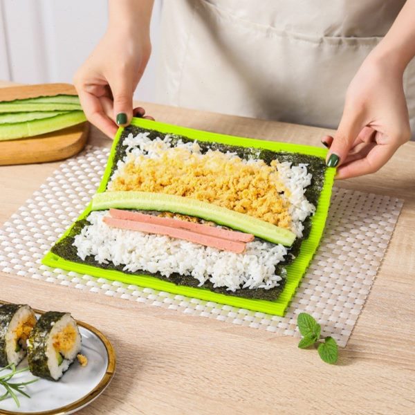 饭家用卷帘包紫菜卷硅胶寿司DIY日式厨房寿司专用饭团模具小工具