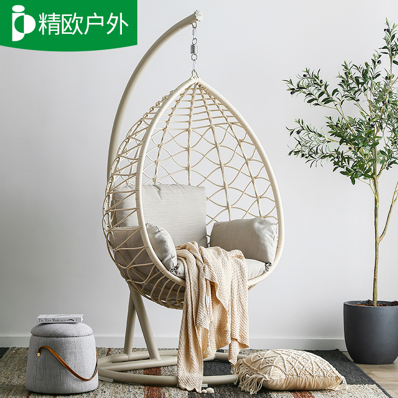 吊椅家用阳台休闲椅子室内摇椅懒人鸟巢吊篮椅藤椅秋千椅网红吊篮