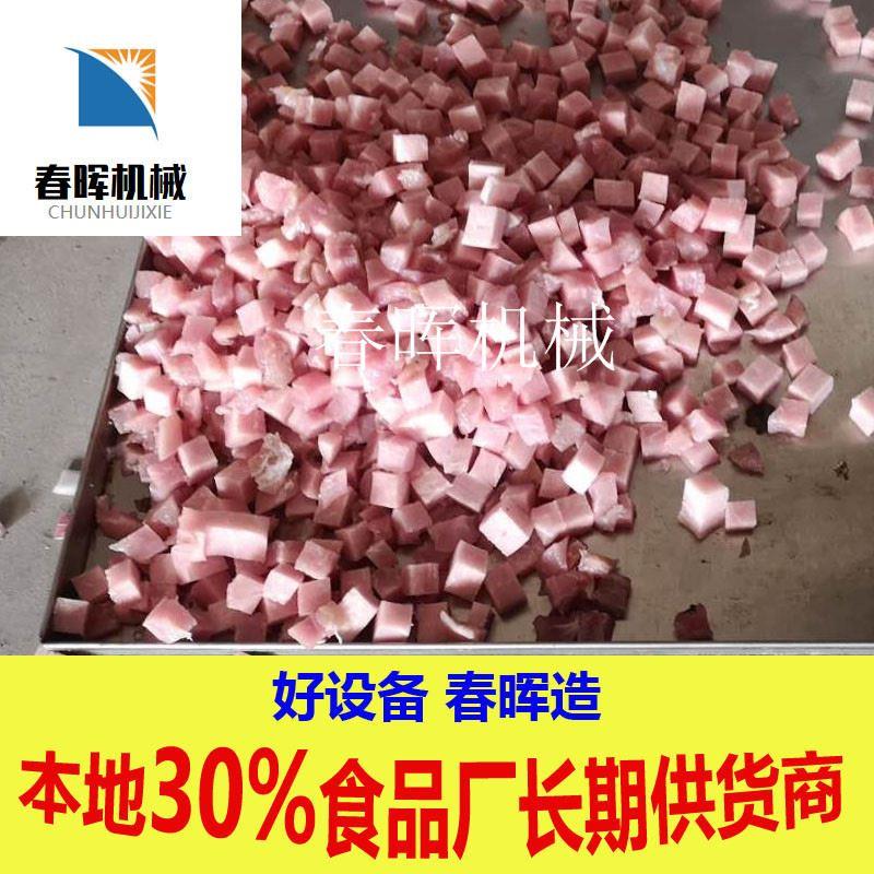 不锈钢里脊肉切丁机 肉制品加工设备肉粒机 大型全自动肉丁机商用