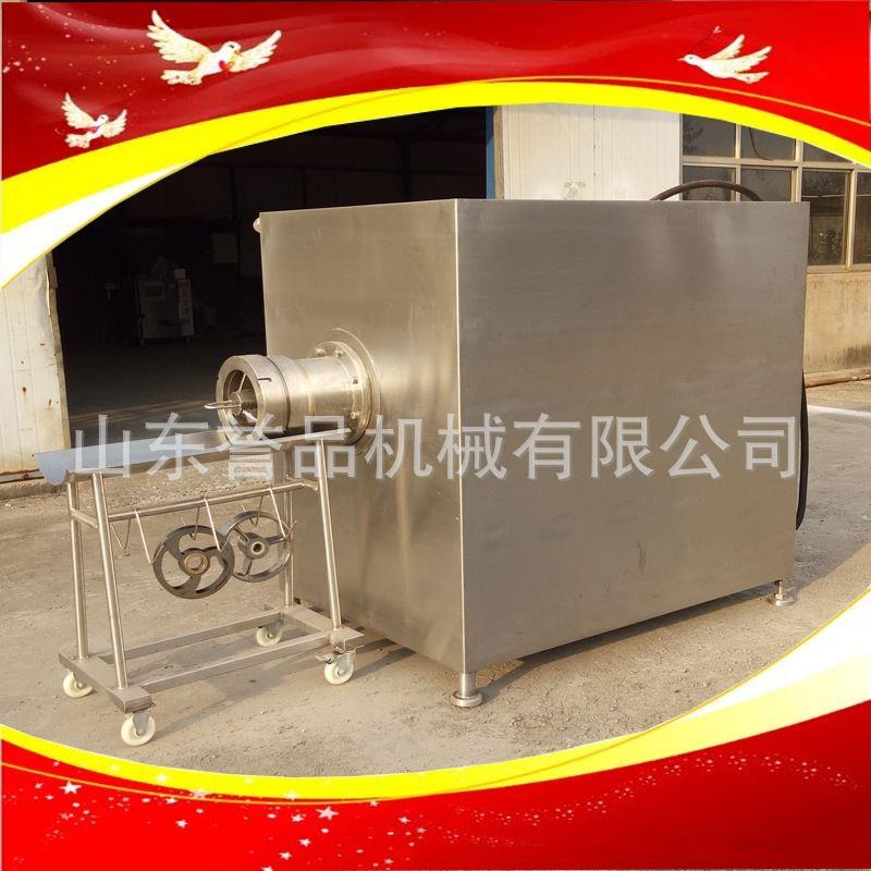 不锈钢商用灌肠电动鲜肉绞肉机 冻肉绞碎机 大型绞肉机现货