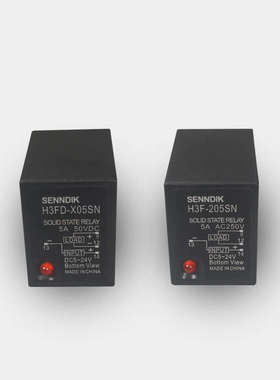 导轨式H3FD-X05SN固态继电器DC5V直流控直流G3FD交流12V24V220VAC