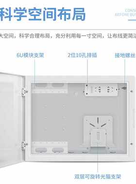 信基伟业强电箱家用简洁空气开关盒电控箱PZ30明装暗装配电箱