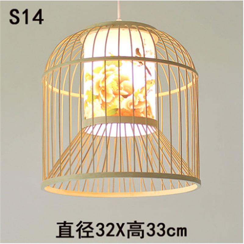 沧州肃宁县南皮县日式料理店手工编织竹艺吊灯藤艺灯民宿竹编吊灯