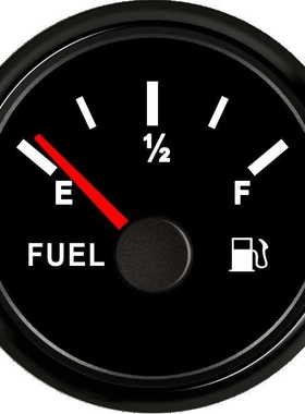 数显指针52mm油位表240-33欧姆0-190欧姆带红色背光灯带插线4根线