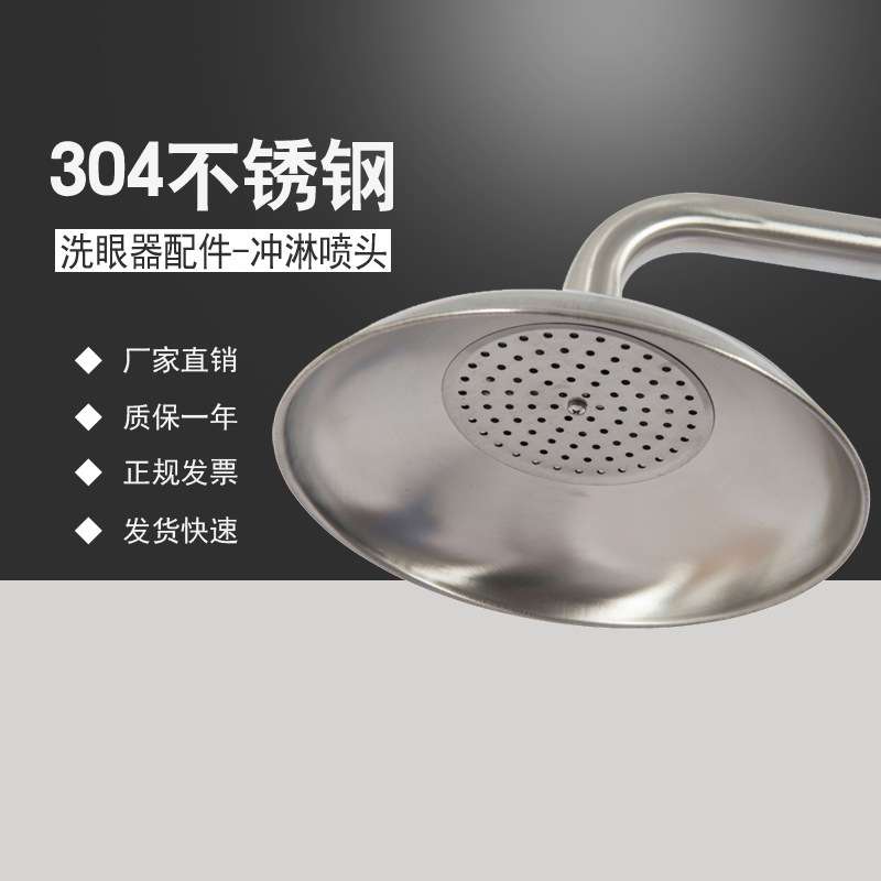 洗眼器配件ABS工程塑料验厂淋浴喷头洗眼器冲淋喷头
