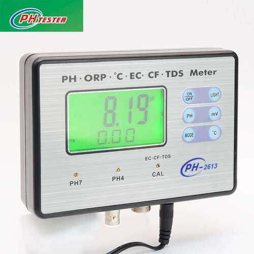 多功能监测仪PH2613 PH/ORP/温度/电导率/TDS/CF多参数监测仪