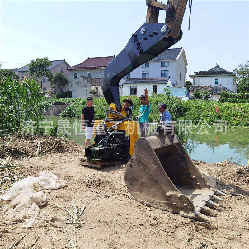 打桩锤激震式打桩机 光伏振动打桩锤挖机打桩压桩拔桩机 销售