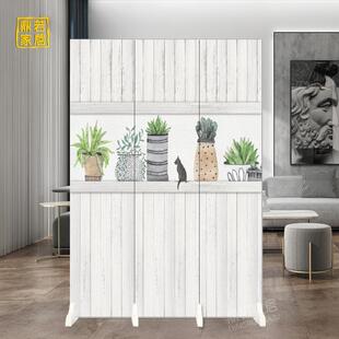 简易小屏风隔断墙北欧现代简约卫生间折叠移动入户客厅遮挡玄关门