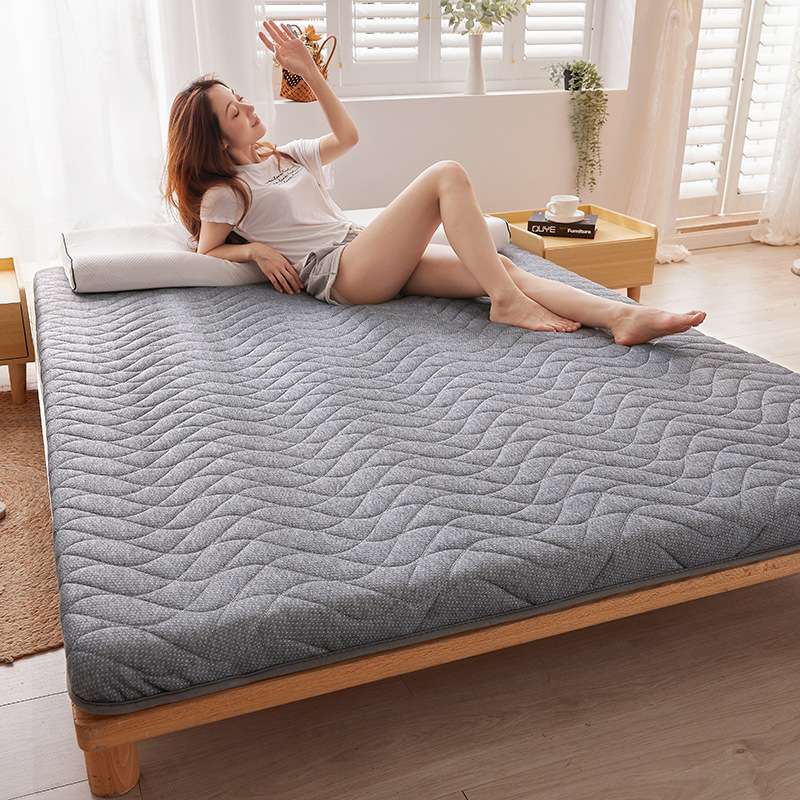 大豆乳胶床垫软垫家用床褥垫1.35宿舍单人租房专用加厚榻榻米硬垫