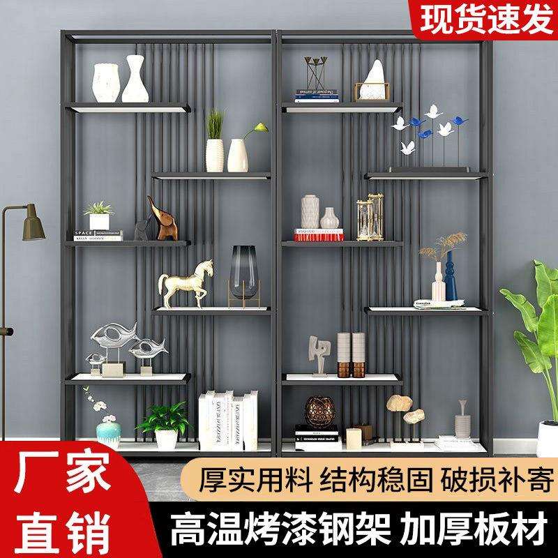 办公室隔断产品展示架奖杯陈列架落地多层置物架货架简约办公屏风