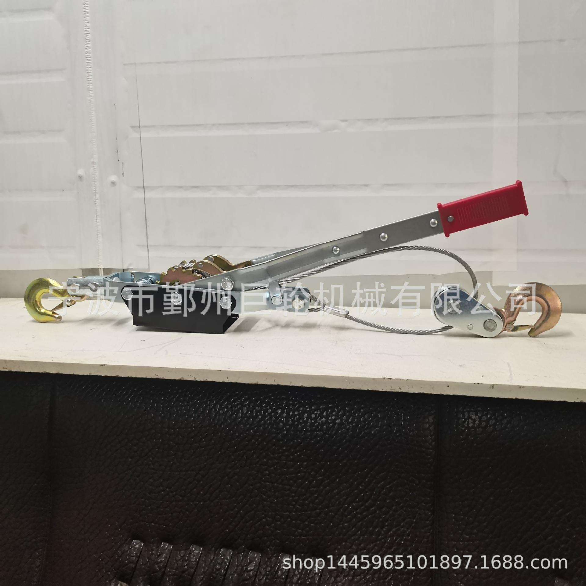 紧丝器4T双齿三钩钢丝绳手动拉紧器紧线器汽车牵引器