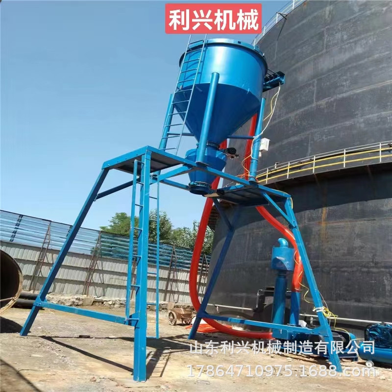 烟台粉煤灰库房装车 圆筒库水泥气力输送机 高扬程气力吸灰机