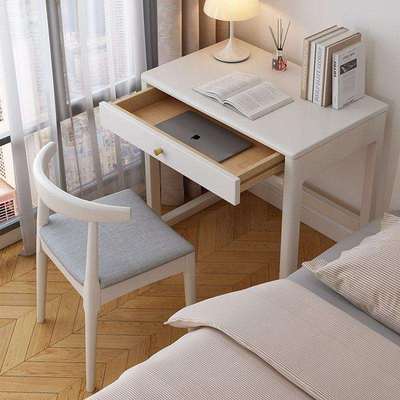 北欧实木书桌小户型床边梳妆台长60/70CM现代简约学习办公电脑桌