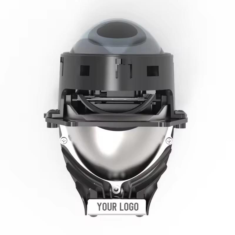 新款3.0寸双光透镜远近光一体双光透镜LED汽车透镜白光60W50W