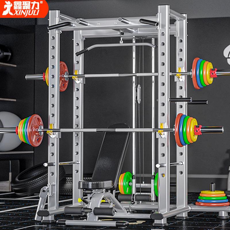 龙门架健身家用框式深蹲架综合力量训练器材杠铃卧推架商用举重床