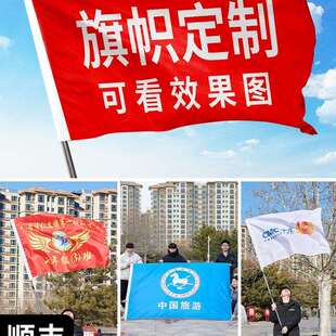 旗帜定做队旗广告旗帜定制导游订做小旗子红旗订制彩旗校旗班