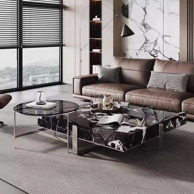 意式极简黑白岩板正方形茶几客厅家用大小户型设计师款组合,纺织面料/辅料/配套,纺织机械配件,淘宝优惠券,粉丝福利购,淘宝优惠卷