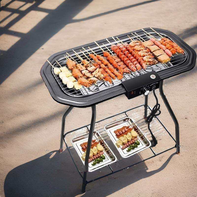 家用户外支架炉电烤炉立式阳台电烧烤架家庭烤串机烧烤炉