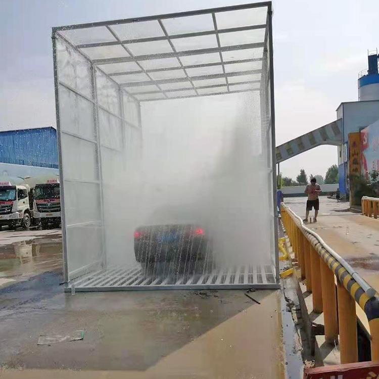 建筑工地洗车平台平板式工程洗车机设备全自动滚轴式洗车平台