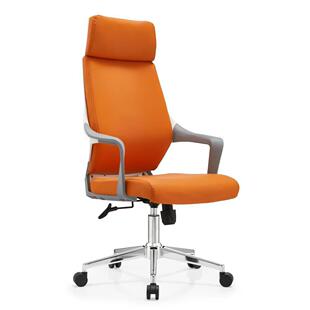 广东家具电脑椅办公室员工椅皮椅固定椅会议室椅子皮凳转椅时尚椅