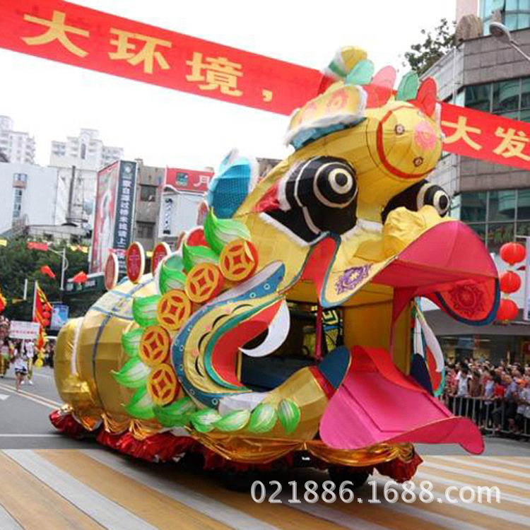 春节大型商场巡游花车制作