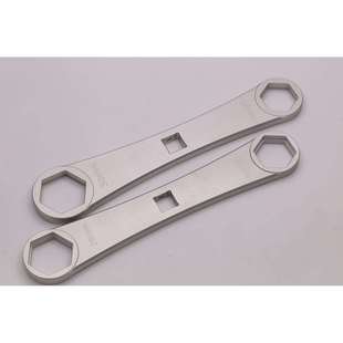 悬架前叉扳手/阻尼气室拆卸工具平顶盖套筒扳手四向顶盖扳手