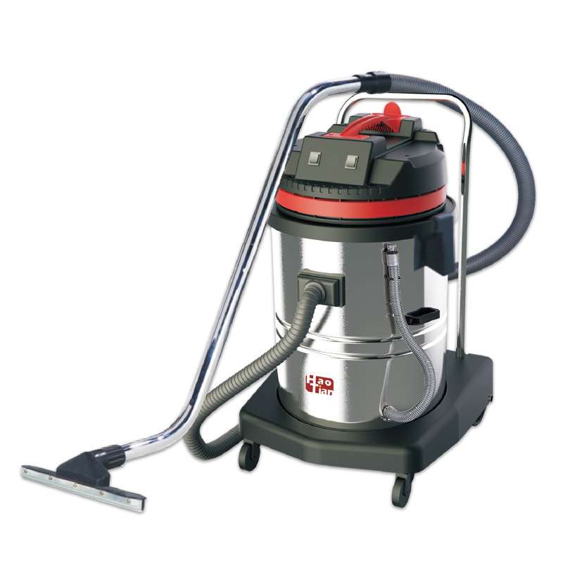 皓天HT60-2不锈钢桶吸尘吸水机 双马达工业吸尘器 干湿两用