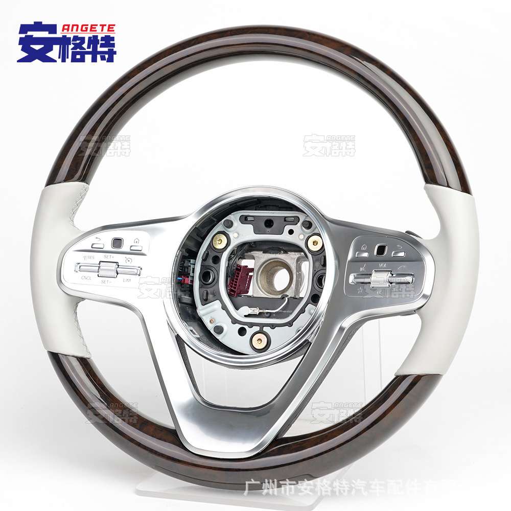 适用于奔驰迈巴赫 S级老款改新款S320桃木方向盘总成 W211